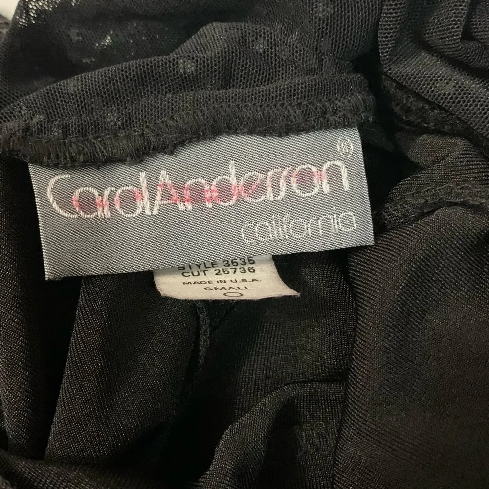 Vintage Carol Anderson Beaded Mesh Evening Dress - Picture 6 of 7